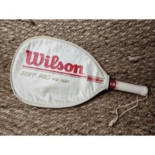 New Vintage Wilson Staff Pro Mid Plus High Beam Series Red White Racket Case