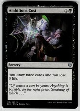 Ambition's Cost 110 CLB U Commander Legends: Battle for Baldur's Gate MTG