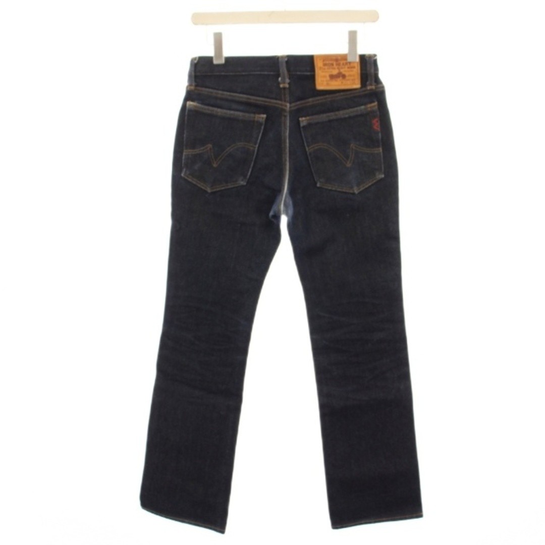 IRON HEART 461 21oz EXTRA HEAVY DENIM PANTS JEANS BOOTCUT USED W29