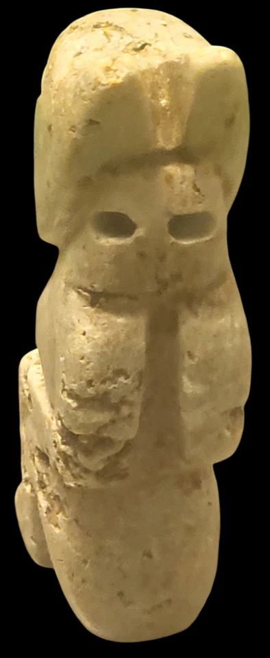 Carved Stone Netsuke from China or a Pre-Columbian Deitie from the Taino People  - Image 3 of 4