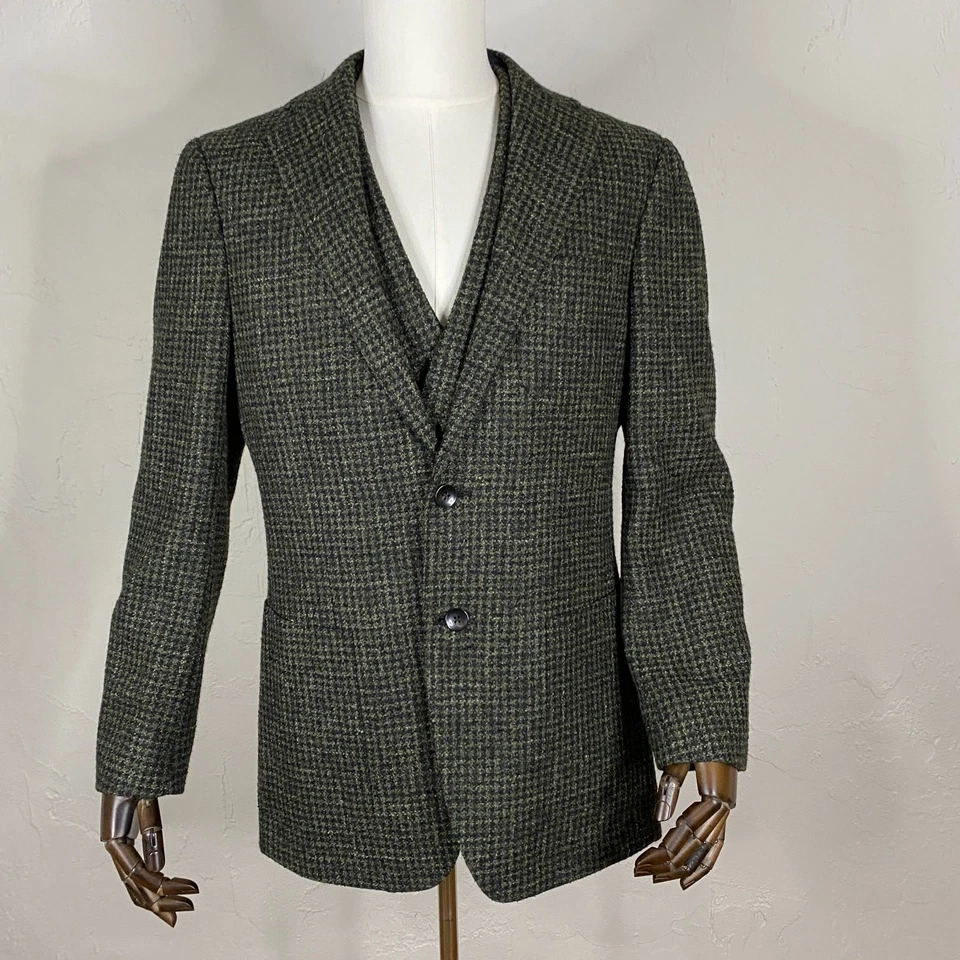 Suitsupply Havana 3 Piece Suit Jacket Vest 40R Slim Pants 32x31 Baby Alpaca Wool - Image 2 of 4