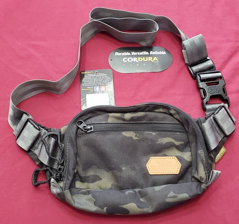 VANQUEST-Dendrite-Small Crossbody Sling/Waist Bag - Multicam-Black-New with Tags
