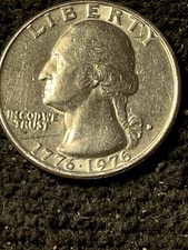 1776-1976 D US Bicentennial Quarter, rare rempli comme neuf marque régulière