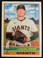 2025 Topps Heritage LOGAN WEBB #423 High Series San Francisco Giants