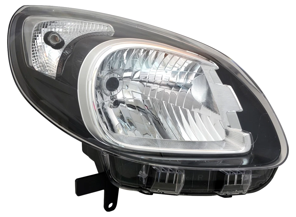 Scheinwerfer Set für Renault Kangoo II 2 ab 2013- Schwarz H4 LWR - Bild 2 von 4