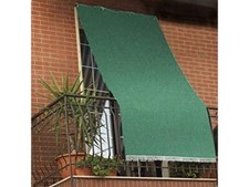 Tenda da Sole A Caduta per Esterno Tinta Unita Verde Veranda, Balcone, TERRAZZO 