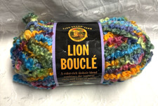 Lion Brand Yarn Lion Boucle 208 PARFAIT 2.5oz Crochet Knitting Skein