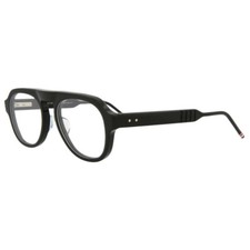 THOM BROWNE TBX416-52-01AF Eyeglasses Aviator Black Unisex Men Women 595 New