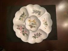 Royal Worcester Herb Chip & Dip Tray