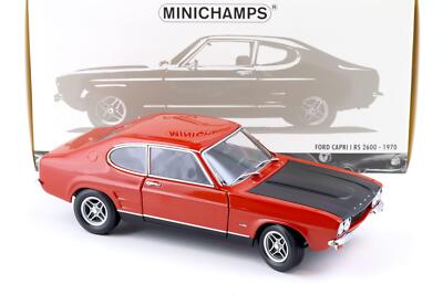 1:18 Minichamps Ford Capri I RS 2600 red/black 1970 | eBay 1:18 Minichamps Ford Capri I RS 2600 red/black 1970 | eBay