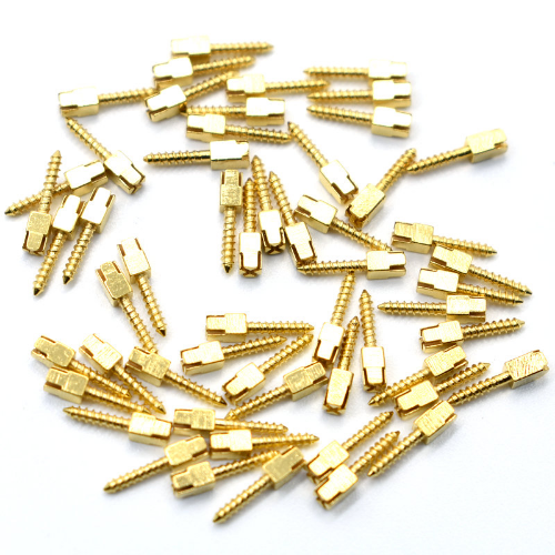 30 Pcs Dental Screw Post 24K Gold Plated Conical Refills S/M/L/XL Root Canal Pin - Picture 1 of 24