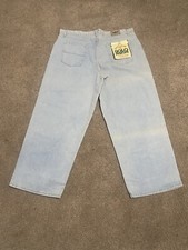 Vintage 90s Solo Semore Extra Wide Leg Baggy Denim Jeans size 46