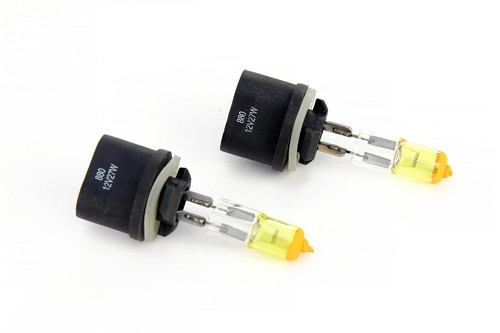 Xenon Gas Charged 880 12V 27W HID FogLight Lamp Bulbs Yellow 3000K Replacement - Picture 2 of 2