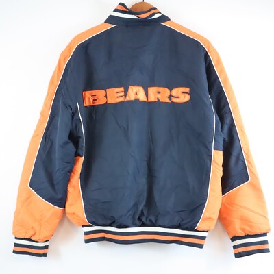 Vintage Chicago Bears Reversible Jacket Football NFL Bomber 90s