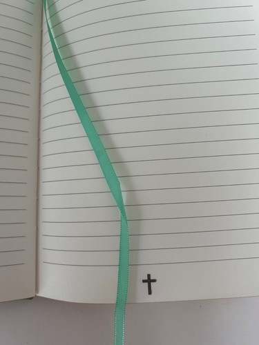 9" x 6" Lined Journal Bible Verse Matthew 19:26 "with God all things are poss... - Picture 4 of 5