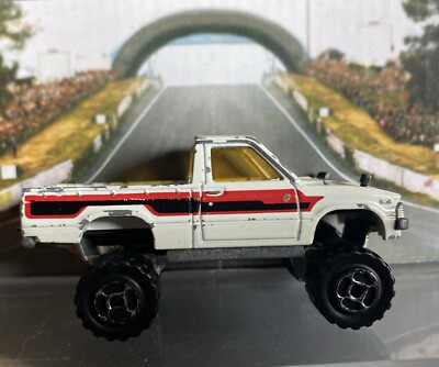 Majorette Toyota Pick-Up 4x4 Truck #287 White 1/56 France | eBay