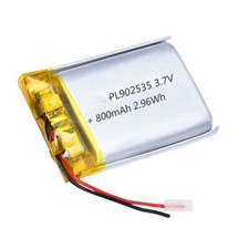 50Pcs Rechargeable 3.7V 800Mah 902535 Li-Polymer Li Lipo Battery Jst-Ph 2Pin 2.0