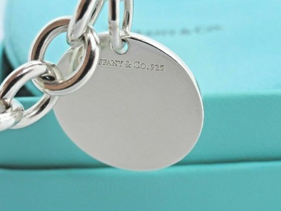 Round Tag Charm Bracelet 