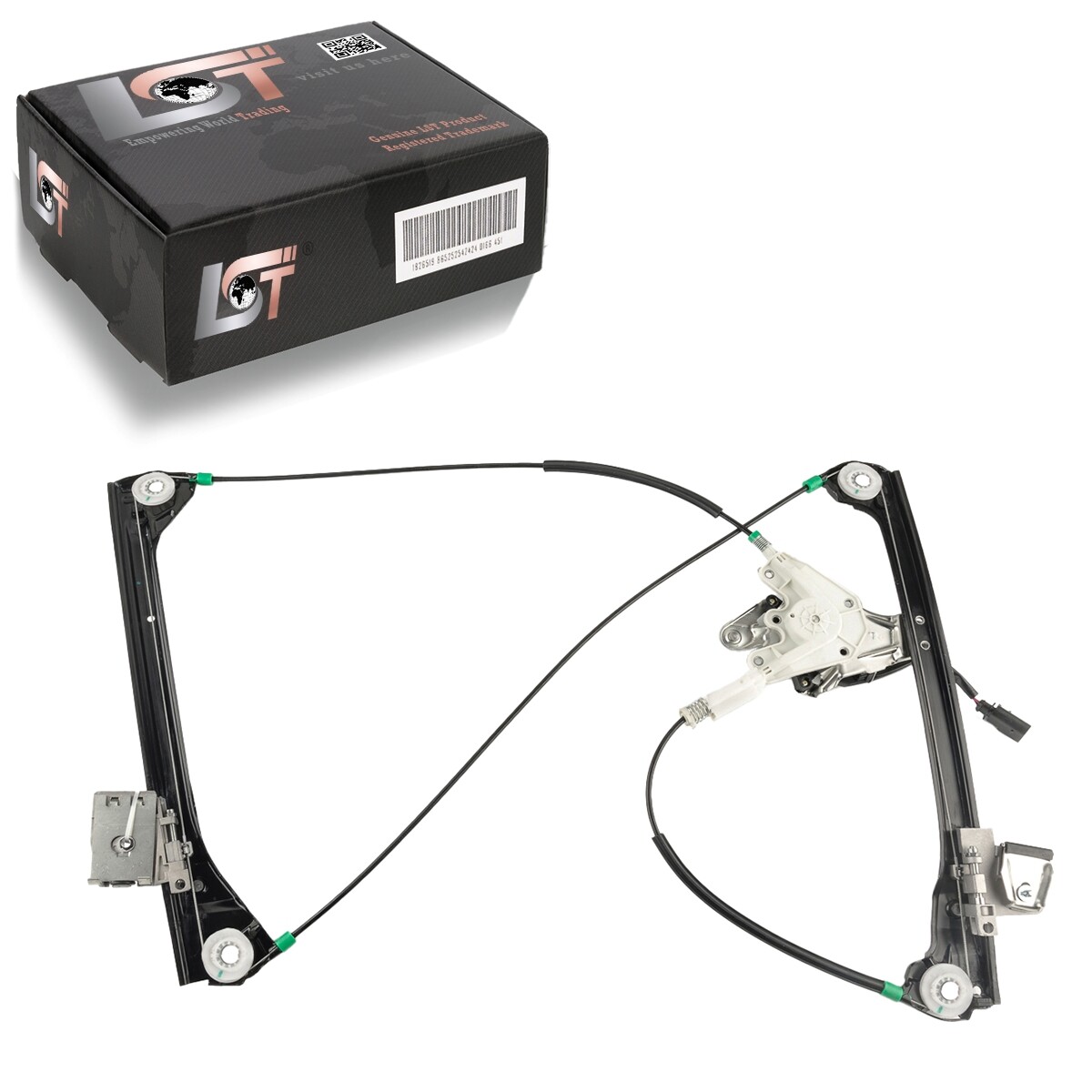 Window Regulator with Electric Motor Front Right for bmw 3er E46 Cabrio Coupe 99