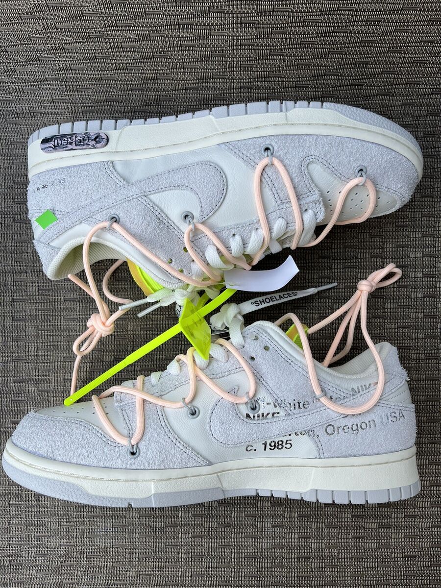 Brand New Nike Dunk Low Off-White Lot 12/50 DJ0950 100 Mens Brand New Nike Dunk Low Off-White Lot 12/50 DJ0950 100 Mens