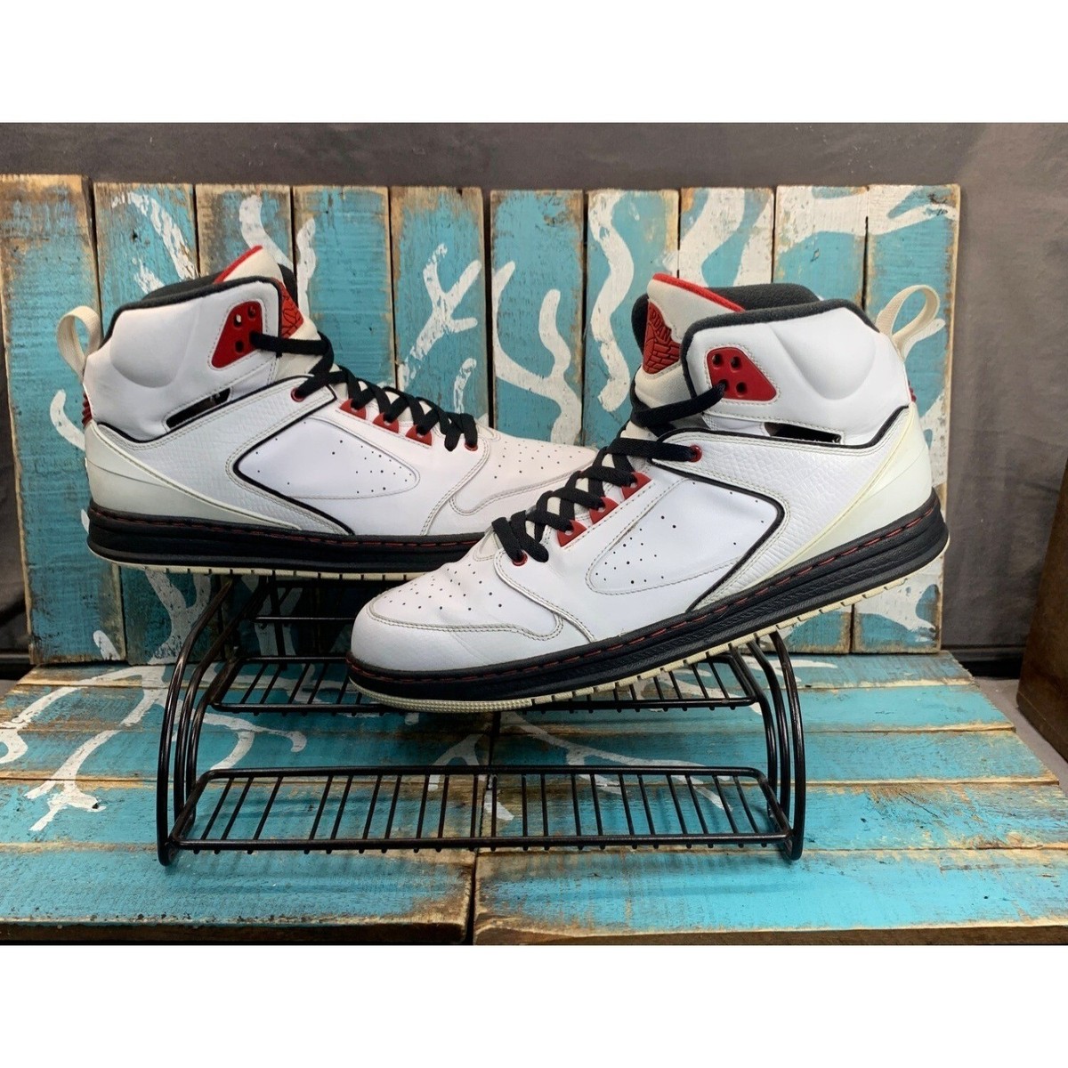 Nike Air Jordan Sixty Club Black Gym Red 535790-101 Retro