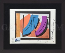 ANDY WARHOL II.185: U.N. STAMP 1979 | HAND SIGNED LITHOGRAPH | FRAMED | GALLART