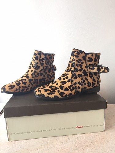 leopard fur shoes