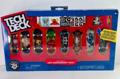 Tech Deck 25TH Anniversary Finger Skateboard 8-Pack with Limited
