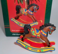 Carlton Cards Little Treasure Ornament 2000 OLD-FASHIONED FUN Horse Fourth H22