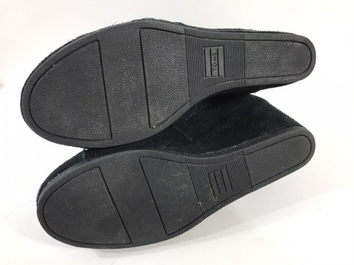 TOMS Women's Black Suede Desert Wedge Lace-Up Ankle Booties Size 7.5 - Picture 11 of 11