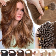 Thick Nano Ring Remy Human Hair Extensions Russian Rings Loop Nano Beads 50-150g