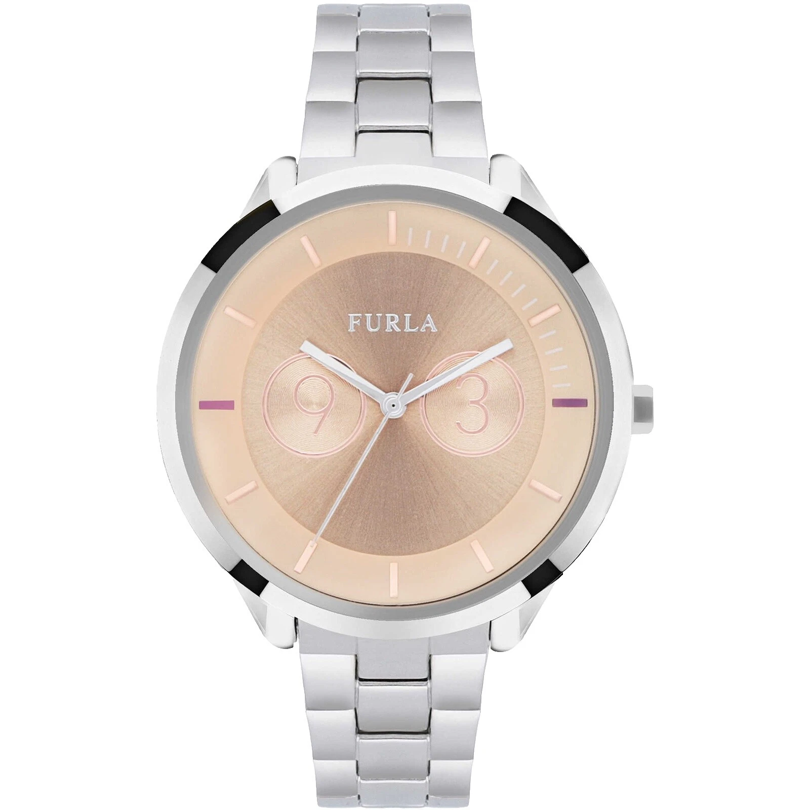 Furla Silver Band Stainless Steel Case Wristwatches