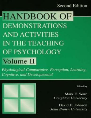 Handbook of Demonstrations and Activities in the Teaching of Psychology ...