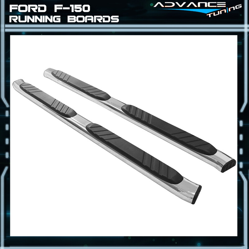 Fits 0414 Ford F150 Crew Cab OE Style 5" Oval Side Step Nerf Bar Running Boards eBay