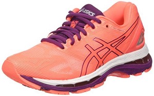 Asics Gel Nimbus 19 Scarpe Running Donna Viola Flash Coral/Dark Purple/White Asics Gel Nimbus 19 Scarpe Running Donna Viola Flash Coral/Dark Purple/White