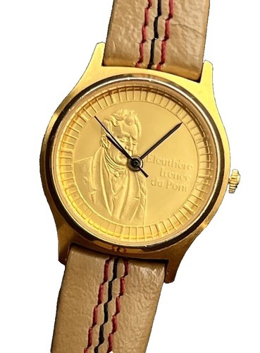 Betty Boop Watch Swinging On The Moon  Genuine Leather Band Franklin Mint Japan ? BETTY BOOP THE FRANKLIN MINT QUARTZ WATCH MOON Needs  main image 3