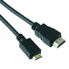 1.5m Gold Plated HDMI Plug to Mini HDMI plug Cable Lead Full HD 1080P