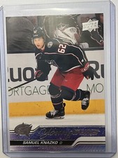 2023-24 Upper Deck Series 2 Samuel Knazko - Young Guns - 483 - UD - YG - CBJ