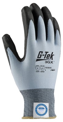 G-Tek 3GX 19-D318/L Seamless Knit Dyneema Diamond/Lycra Glove with