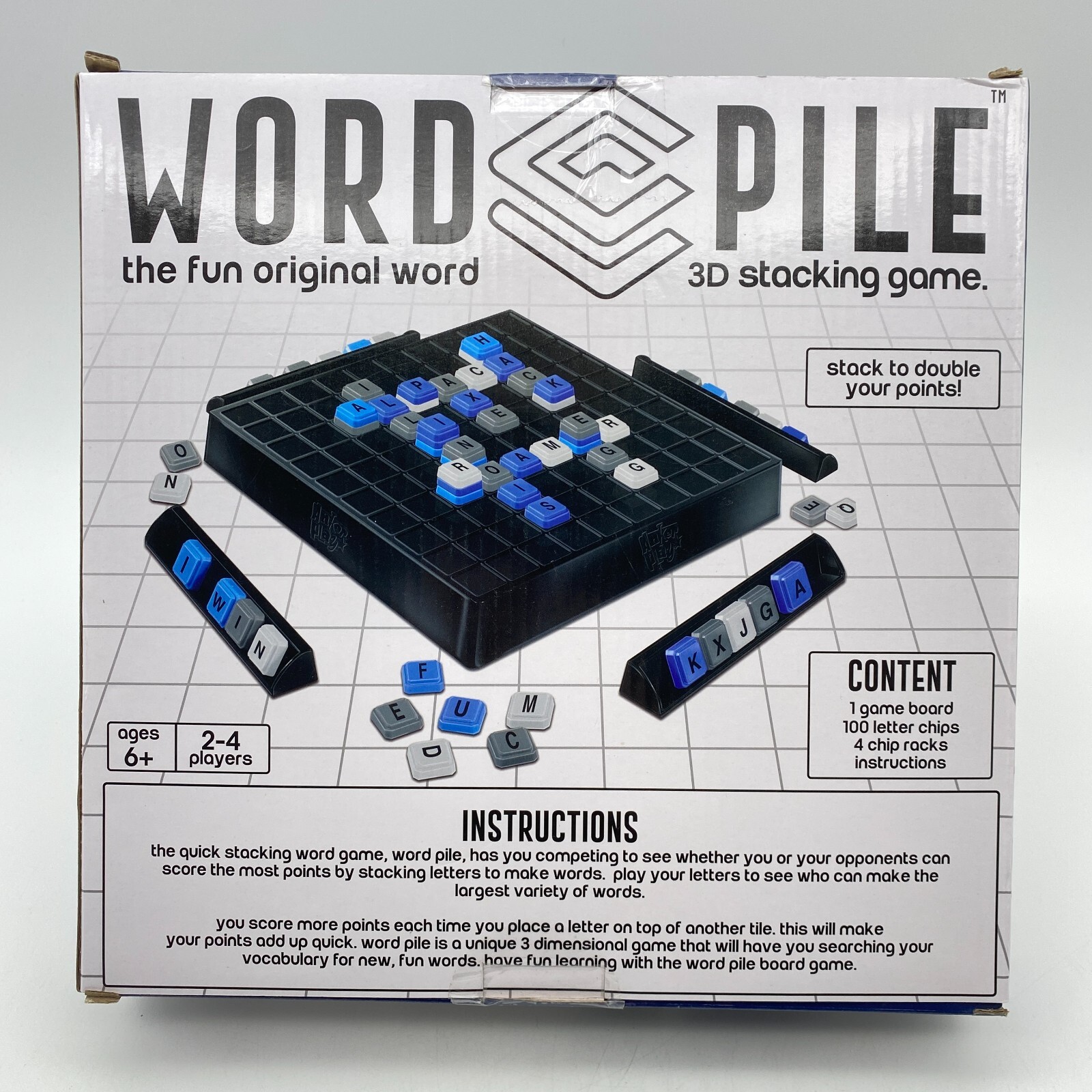 Word Pile 3D Stacking Crossword Word Game Anker Play 2022 Complete eBay