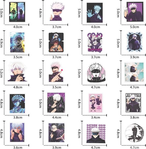 Gojo Satoru 123Pcs Anime Stickers - Cute Waterproof Decals for All Uses - Picture 3 of 11