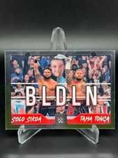 Solo Sikoa & Tama Tonga 2025 Topps Chrome WWE TAG TEAM INSERT Card TAG-BLD