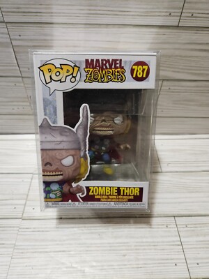 Zombie Thor Funko Pop Vinyl Figure Marvel Zombies #787 Box Damage