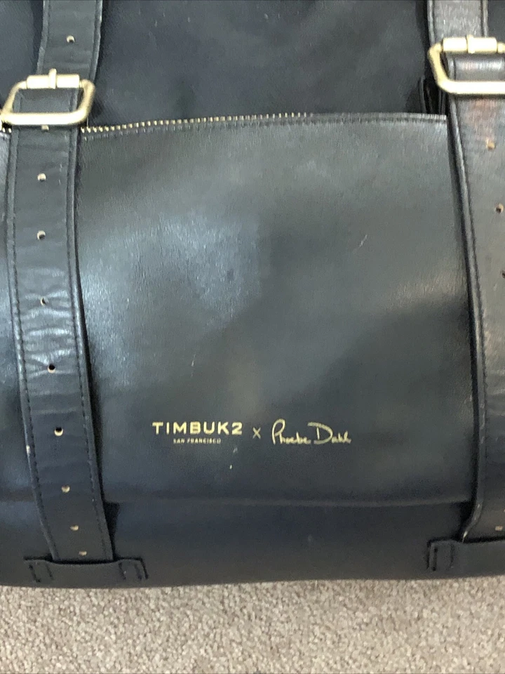 Timbuk2 x PHOEBE DAHL путешествий JET SET трансформируемый рюкзак черный холст кожи - Изображение 2 из 4