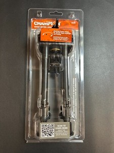 Champion Bipod Adjustable 9"-13" Pivot Traverse Swivel Stud Mount Black - 40636