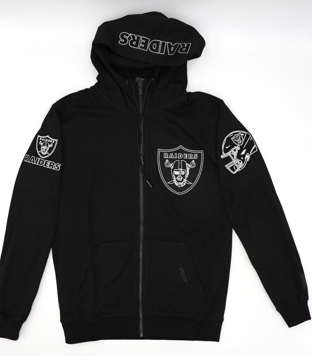 Pro Standard - Las Vegas Raiders Zipper Hoodie Black/Silver | eBay