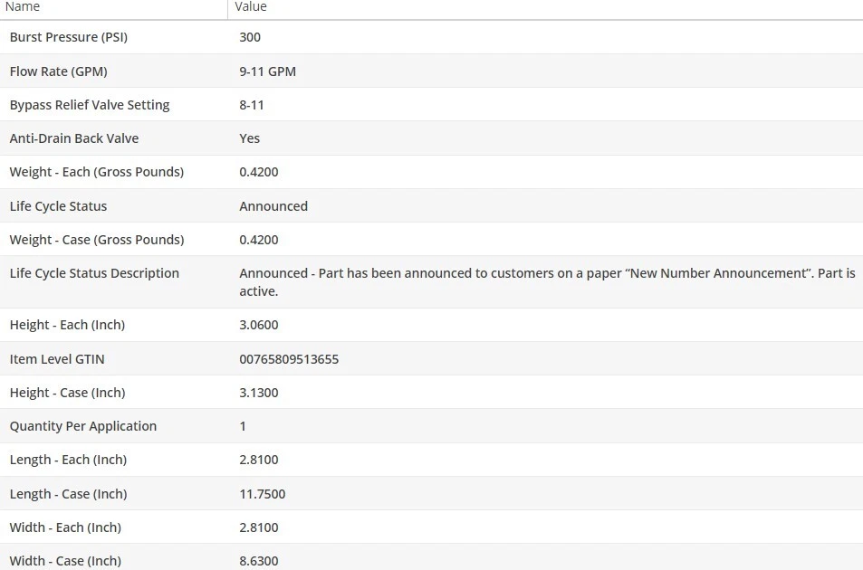 Filtro de aceite de motor OEM WIX para Suzuki Equator 2009-2012 L4-2,5 L Foto 4 de 4