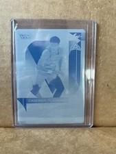 Cam'Ron Fletcher Cyan 2022-23 Leaf Vivid Printing Plate 1/1 BA-CRF