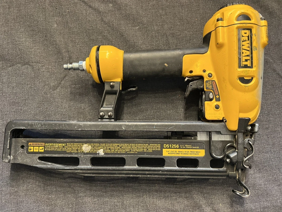 Finish dewalt 2024 nail gun