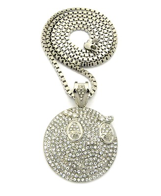 MENS HIP HOP CHIEF KEEF GLO GANG PENDANT CHAIN NECKLACE | eBay